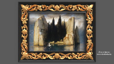 Резная рама для зеркала, stl model