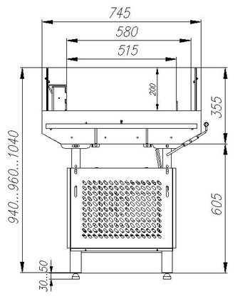 Витрина холодильная для промоакций Carboma PI07 VM 0,9-2 9006