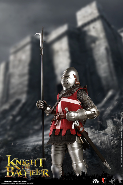Английский рыцарь-бакалавр Столетней  войны (KNIGHT OF BACHELOR) - Коллекционная ФИГУРКА 1/6 scale SERIES OF EMPIRES (DIE-CAST ALLOY) (SE067) - COOMODEL