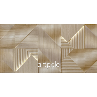 Гипсовая панель FIELDS platinum артикул D-0008-pl