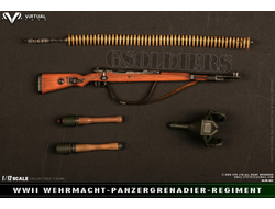 Немецкий солдат 1/12 scale POCKET ELITE SERIES WWII German Army Wehrmacht VG002 VTS TOYS