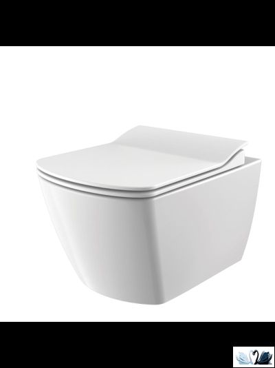 Унитаз CREAVIT Elegant Rim-Off EG321.00100 c инсталляцией - комплект с сиденьем микролифт, клавишей ARC (EG321-11CB00E-0000+GR5003.01+GP8001.00 + KC1103.01.0000E)