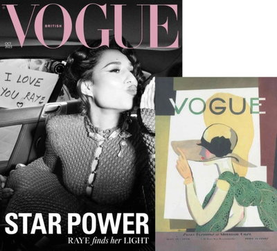 Vogue UK October 2025 Raye Cover + эксклюзивный блокнот Vogue
