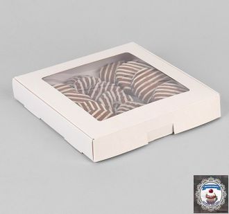 Коробка самосборная бесклеевая, 19 х 19 х 3 см