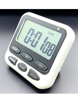 Электронный таймер Kromatech JS-193 (бело-черный)