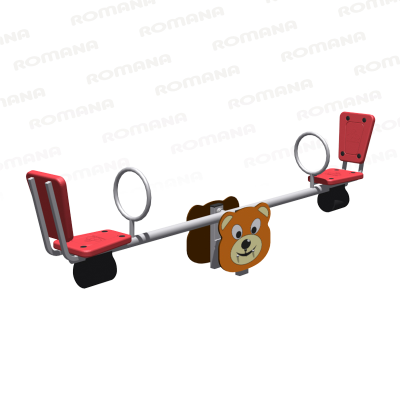 Качалка-балансир "Мишка" (цельная балка) Romana 108.50.00-02