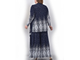 Женский брючный костюм арт. 7220-2471 (цвет синий) Размеры 52-74