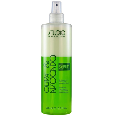 KAPOUS Studio Двухфазная сыворотка для волос с маслами Авокадо и Оливы