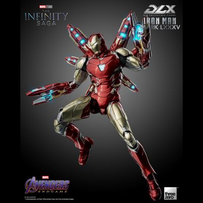 Железный Человек (Iron Man) - Коллекционная фигурка 1/12 SCALE The Infinity Saga DLX Iron Man Mark 85 (3Z02500C0) - Threezero