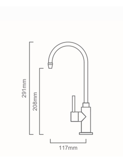 Смеситель для фильтрованной воды Kantera Cignus Water FTR014