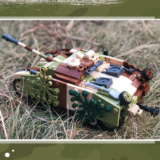 Военный конструктор танк Стуг 3 Stug III от Слубан. Полностью совместим ...