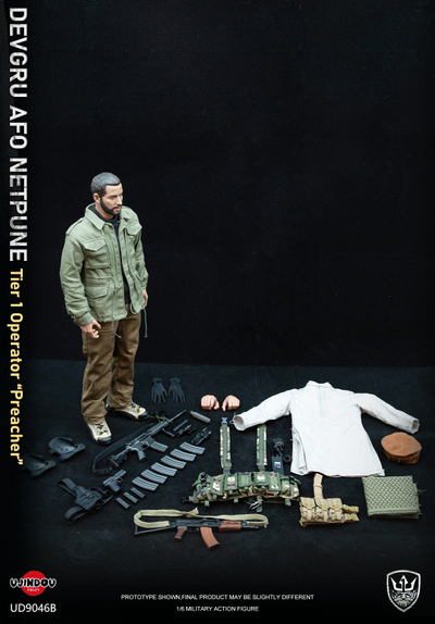 Боец DEVGRU AFO Neptune “Preacher” - Коллекционная ФИГУРА 1/6  (UD9046B) - UJINDOU