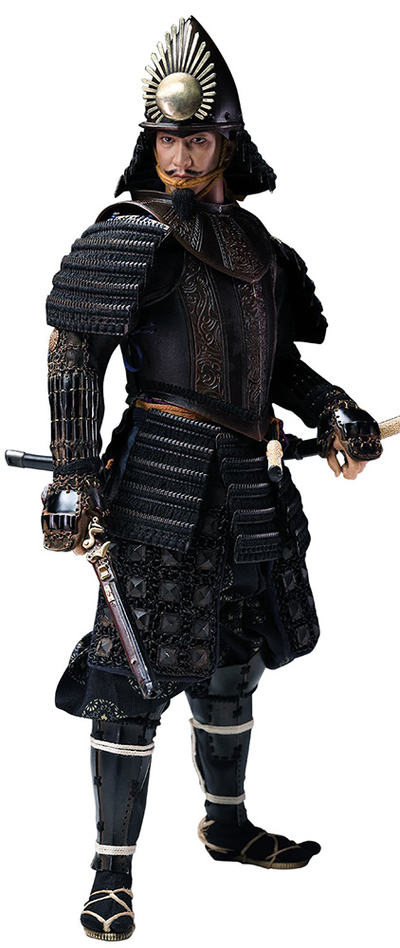 Ода Нобунага (медная броня) - КОЛЛЕКЦИОННАЯ ФИГУРКА 1/6 scale SERIES OF EMPIRE BLACK EURO-STYLE SAMURAI ARMOR ODA NOBUNAGA STANDARD COPPER VERSION (SE132) - COOMODEL