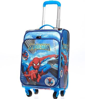 Детский чемодан Человек-паук (Spider-man) синий