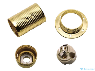 Патрон Е14 под латунь-золото