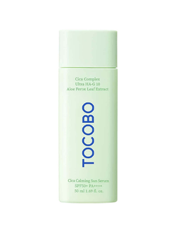 Успокаивающая солнцезащитная сыворотка Tocobo Cica Calming Sun Serum SPF50+ PA++++