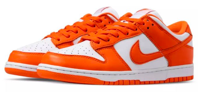 Nike SB Dunk Low White (белые с оранжевым)