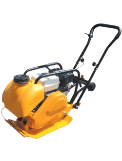 Виброплита 70 кг, 10,5кН (Loncin) бак, коврик, колесный комплект TOR C-60T