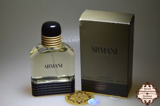 Armani eau Pour homme (Армани Пур Ом) купить туалетная вода мужская винтажная выпуск 1984 года 100ml