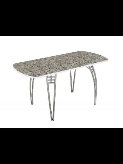 Стол кухонный раздвижной "Пластиковый", подстолье Паук, разные цвета