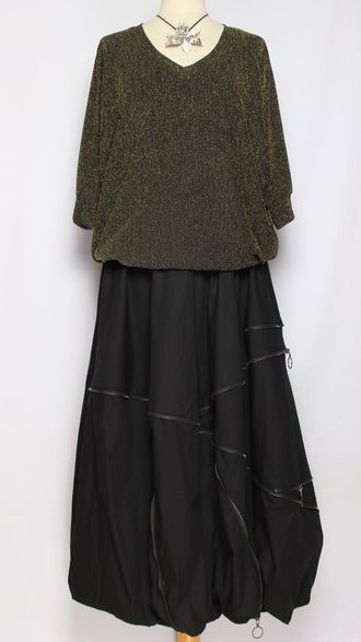 ДЖЕМПЕР  "ЛЮРЕКС ТОНКИЙ" вискоза золото, серебро, синий, черный р.48-62