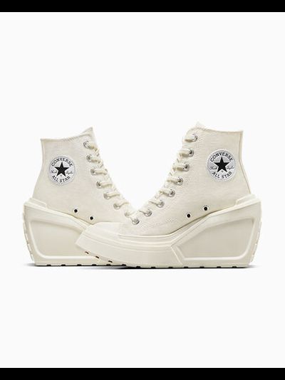 Кеды Converse Chuck 70 De Luxe Wedge Platform белые высокие