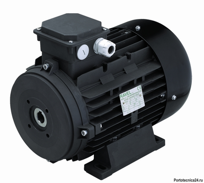 Двигатель 2,6 кВт 220B,H100 100Lc4 полый вал d24мм, фланцы для прям.крепления насоса