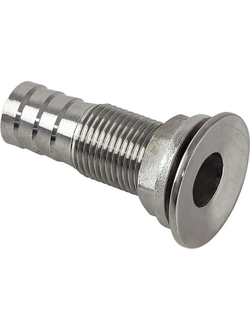 Шпигат нержавеющий под шланг 19 мм