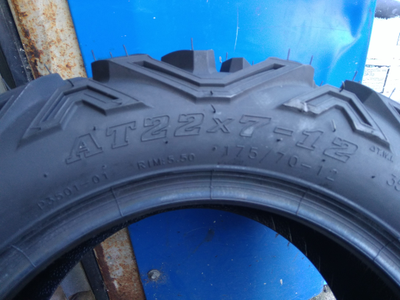 Шина 22х7-12 6PR P3501