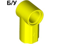 ! Б/У - Technic, Axle and Pin Connector Angled #1, Neon Yellow (32013 / 6402247) - Б/У