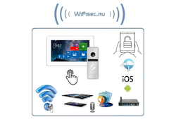 FREEDOM 7 FHD WIFI KIT - комплект из 7" сенсорного Full HD WIFI монитора и вызывной панели, с DVR (Tuya/Smart Life)