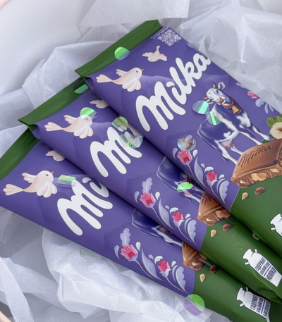 Молочный шоколад Milka в ассортименте