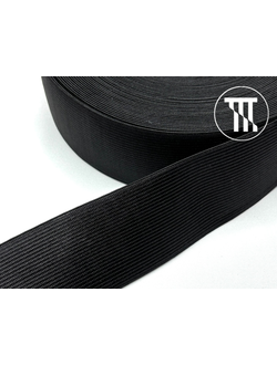 Резинка плотная, цв. Черный