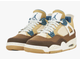 Nike Air Jordan Retro 4 Cacao Wow (Бежевые) сбоку