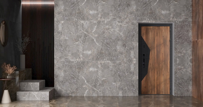 Стальная дверь   Сапсан с зеркалом (биометрический замок Smart lock Y23)