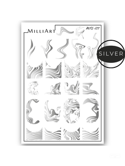 Слайдер-дизайн MilliArt Nails Металл MTL-127