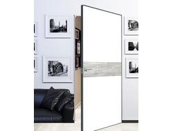 Дверь без наличников 707 с черной кромкой