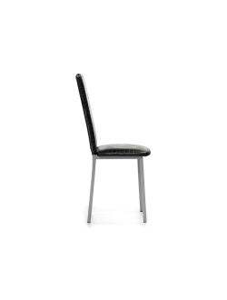 Стул на металлокаркасе Bozanak черный крокодил / светлый мусс