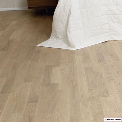 Паркетная доска Farecom Дуб Сицилия 188 мм 3-х полосная без фаски лак замок 2G толщина 14 мм 3.41 м2