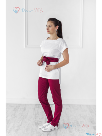 БЛУЗА DOCLIKE DL413 белая