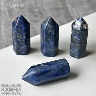 Столбик шестигранный 35х15х15 мм, вид камня в ассортименте, цена за штуку