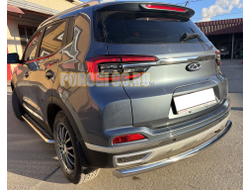 Защита заднего бампера d60 для Chery Tiggo 4 рестайлинг (2018-2024)