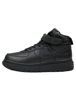 Nike Air Force 1 Gore Tex High Black с мехом