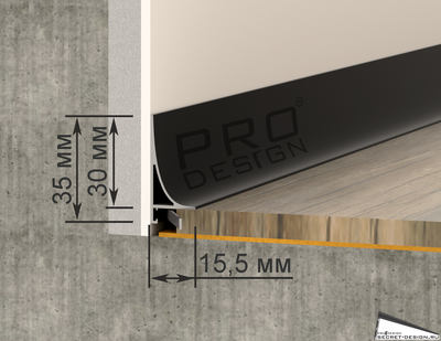 Плинтус Corner Pro Design 584 с размерами