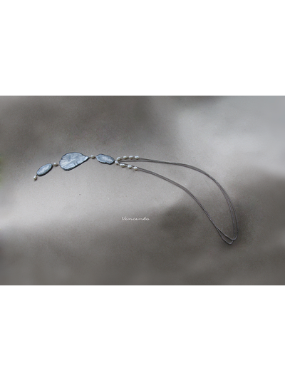 Сказочное колье &quot;Око Единорога&quot; - крупное фэнтези-украшение с элементами викторианского стиля