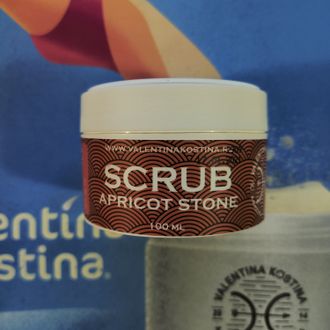 Гелевый скраб для лица и зоны декольте "Абрикос" SCRUB APRICOT STONE 100мл