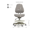 Комплект парта-трансформер  Amare II Pink  + эргономичное кресло Paeonia Pink