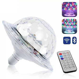 Светодиодный диско-шар НЛО LED UFO Bluetooth Crystal Magic Ball ОПТОМ