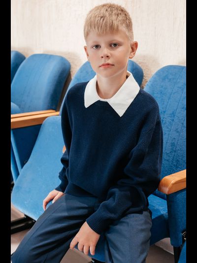 Джемпер синий