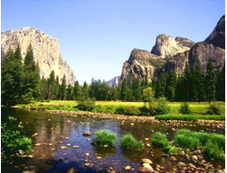 Купить греющую картину с фото горный ручей